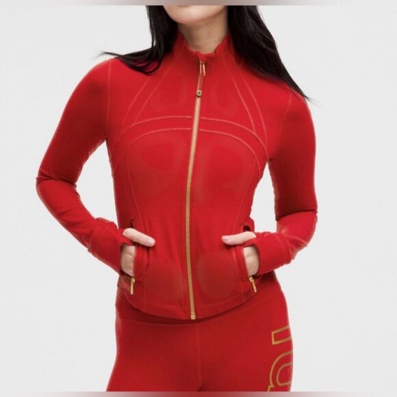 Lululemon Define cropped Jacket, Nulu.Red.Limited edition Lunar New Year. - Picture 8 of 16